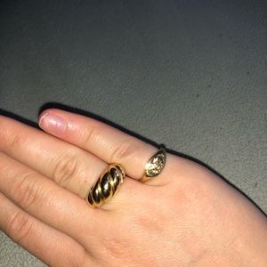 mejuri croissant ring sz 6